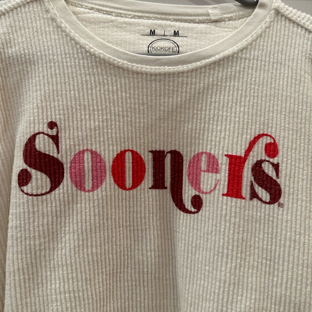 Ribbed Oklahoma Sooners Sweatshirt